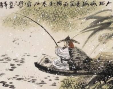 关于钓鱼的诗句文案