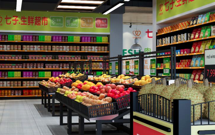 超市里的商品真多写一段话