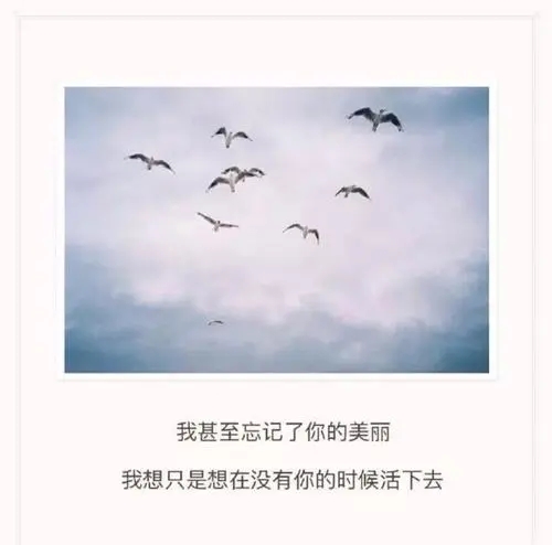 伤感但又勉励自己的话