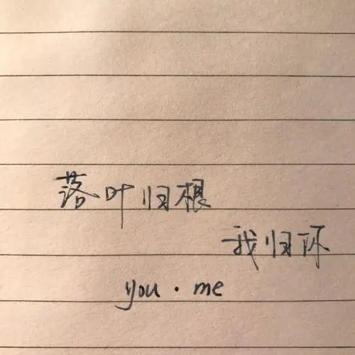 手写小清新句子文案