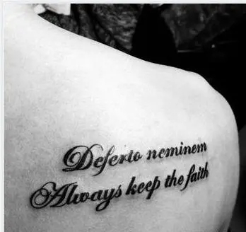 很火的纹身语录文案