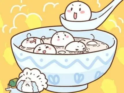 吃汤圆的简单说说文案