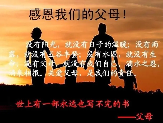 感恩父母的句子文案