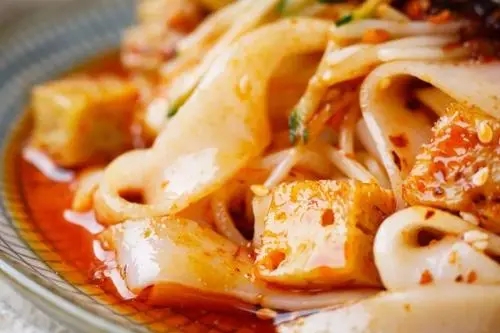 吃凉皮发朋友圈说说文案