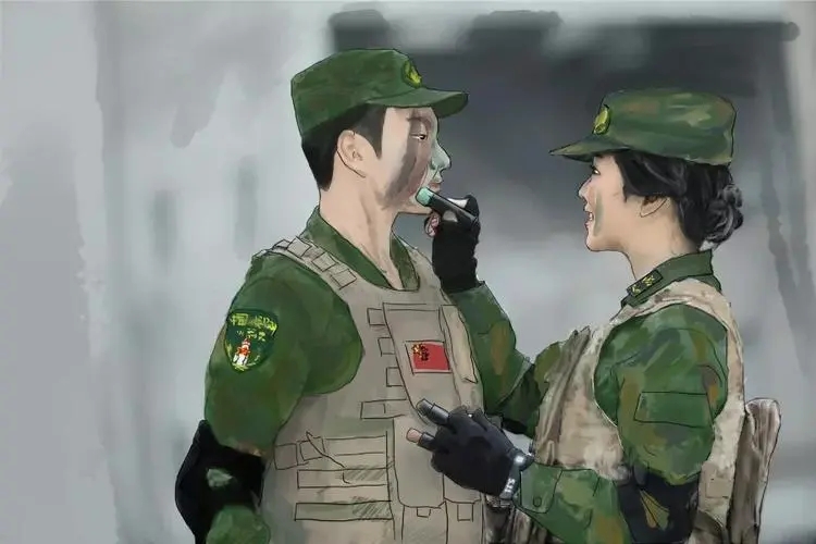 军恋99句短句情话文案