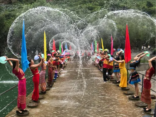 泼水节祝福小朋友的话