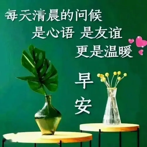 早上问候女友暖心的话