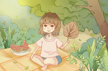 描写树下乘凉的句子文案