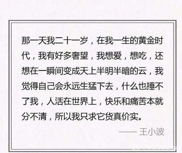 黄金时代经典句子文案