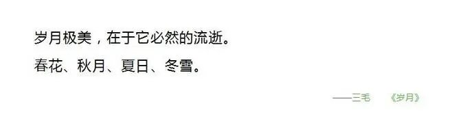 岁月的经典语录文案