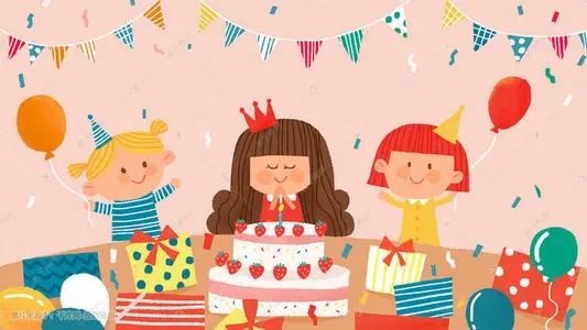 女孩生日贺词八字短句