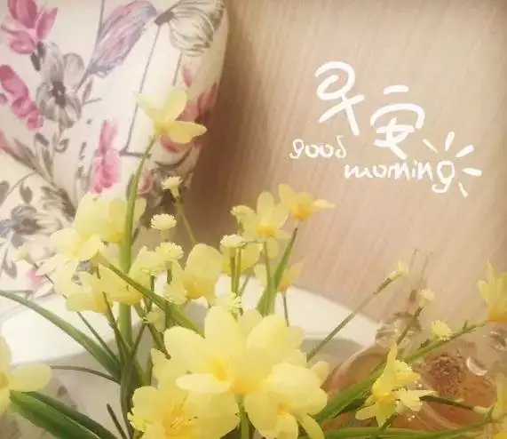 早上问候女朋友的情话文案和图片