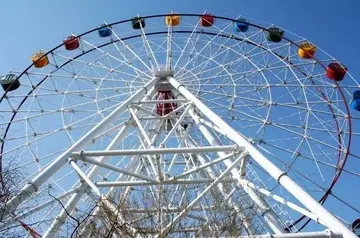 描写伙伴玩摩天轮的一段话