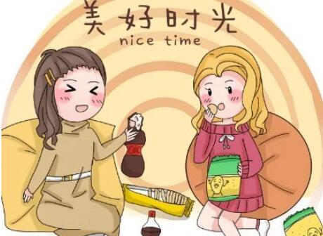 姐妹难得一聚发朋友圈