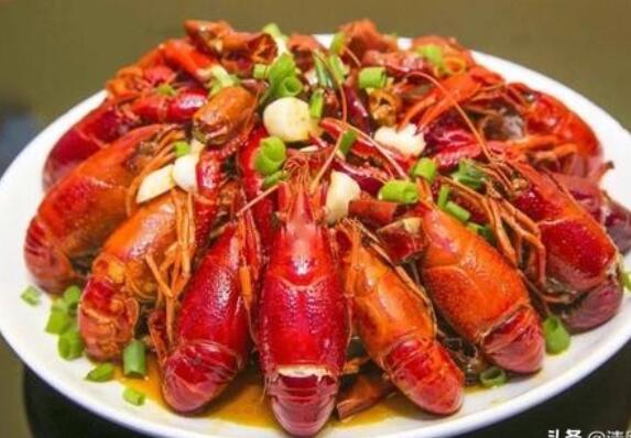 吃小龙虾朋友圈的搞笑