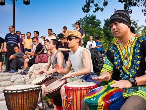 表演非洲鼓的串词