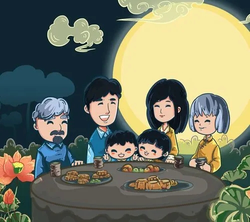 家人相聚幸福心情短语