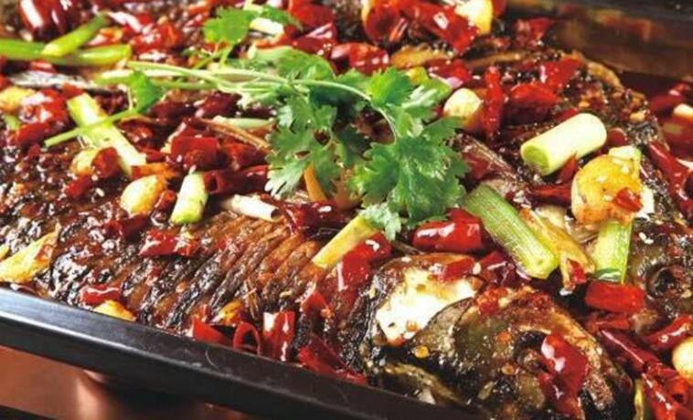 中午吃烤鱼的说说文案