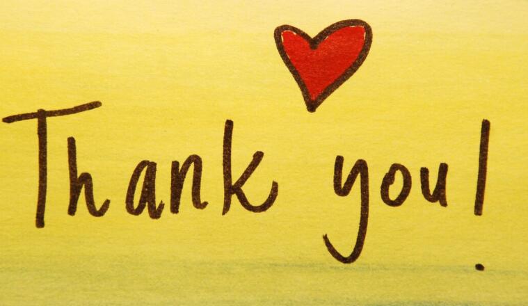 受到帮助感谢的话