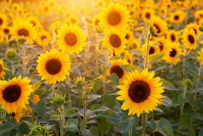 赞美向日葵的唯美句子文案