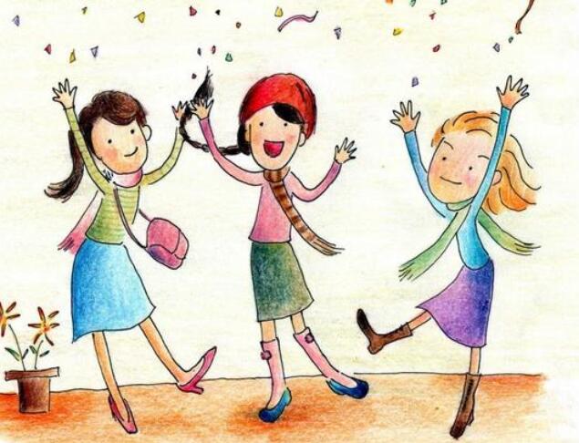 关于好姐妹在一起开心的句子文案