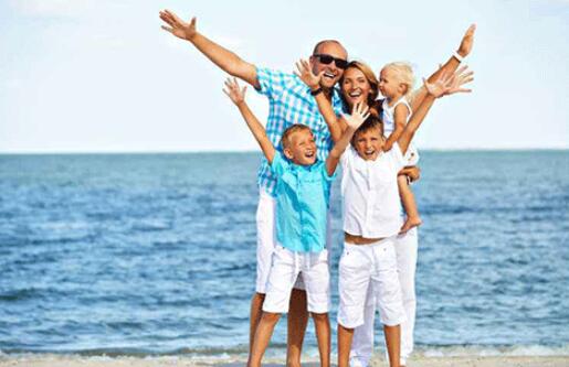 有儿有女幸福的句子文案