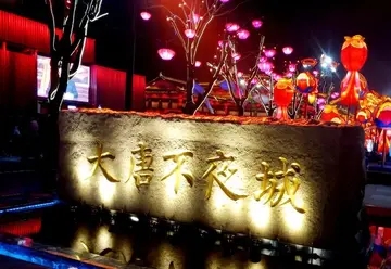 大唐不夜城发朋友圈怎么配文字