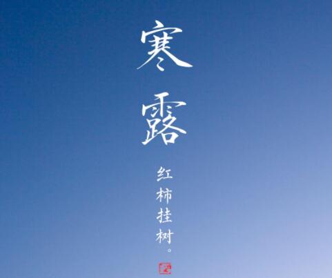 寒露节气的含义诗词