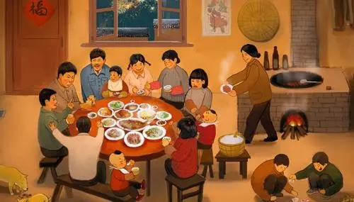 一家人相聚温馨的句子文案