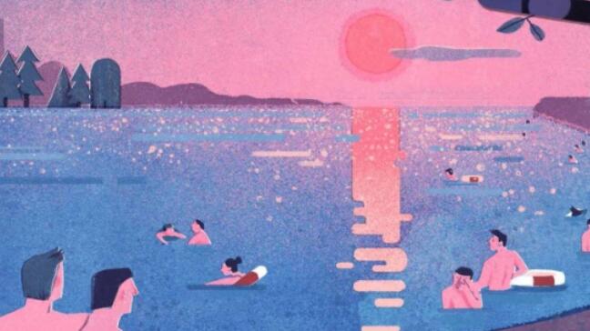 形容游泳开心的句子文案