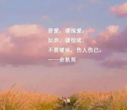 网络经典情感语录文案短句