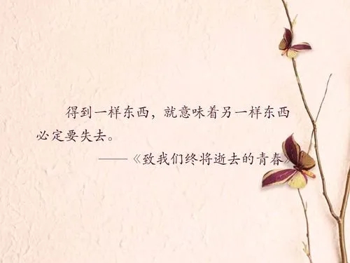 得到与失去经典语录文案