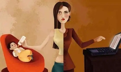 工作孩子两难的说说文案