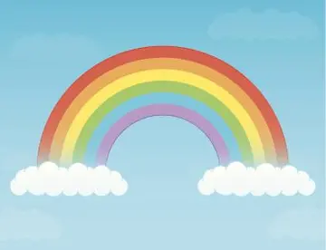关于彩虹的唯美句子文案简短