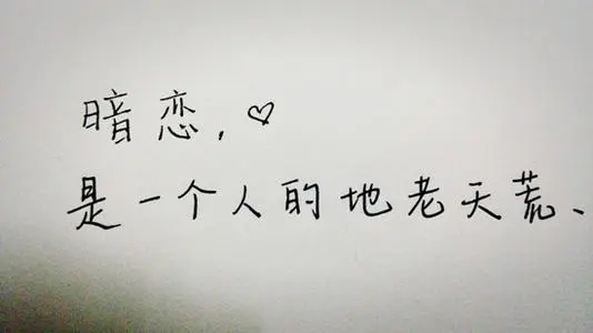 暗恋表白的句子文案