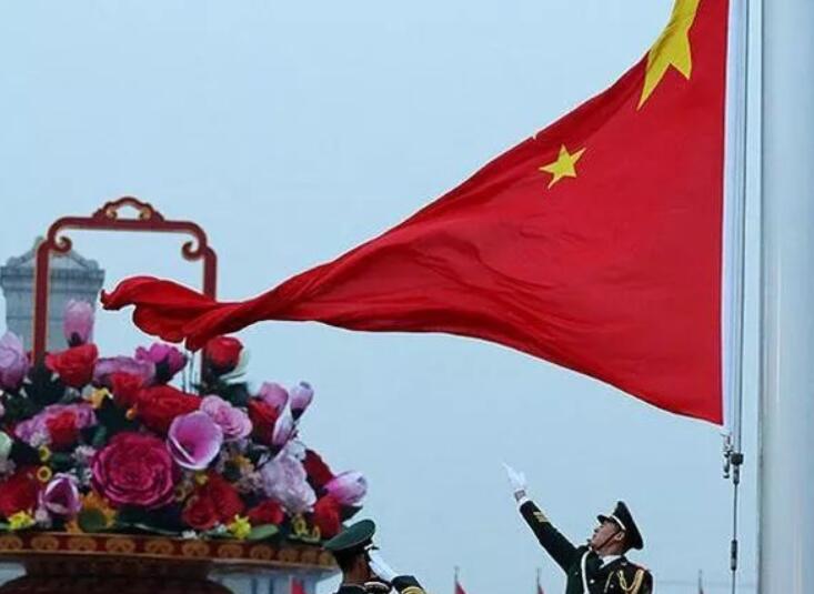 赞美国旗的句子文案