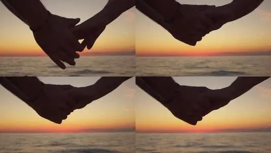 情侣拉手照片怎么发说说文案