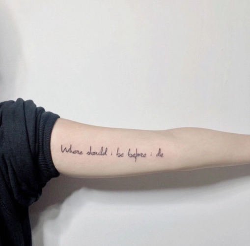 女生纹身英文文案短句霸气