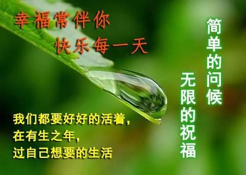 早上好关心的话短句