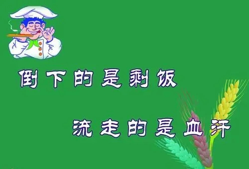 杜绝浪费粮食的名言名句文案