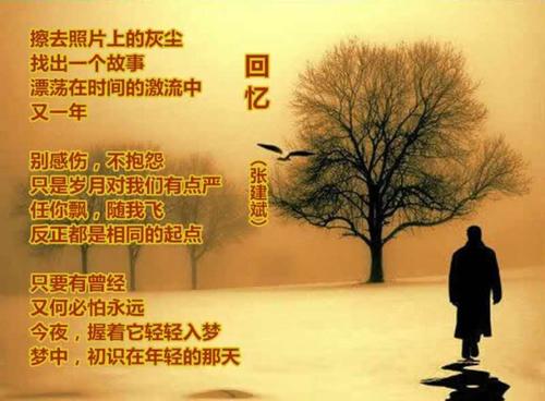 回忆往事的诗句文案
