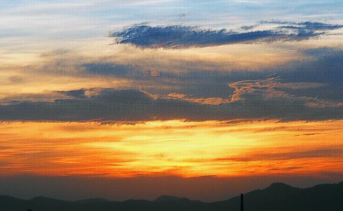 描写黄昏景色的精彩段落