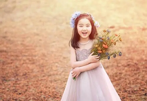 儿童摄影发客片的话语