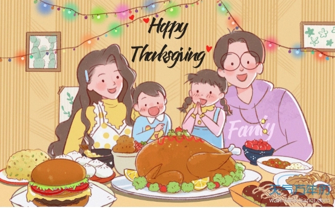 感恩节的英文文案
