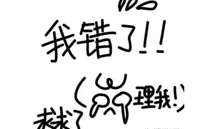 给姐姐认错的文案