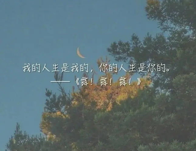 村上春树作品集名句文案