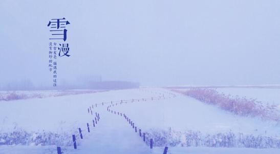 关于雪的优美句子文案