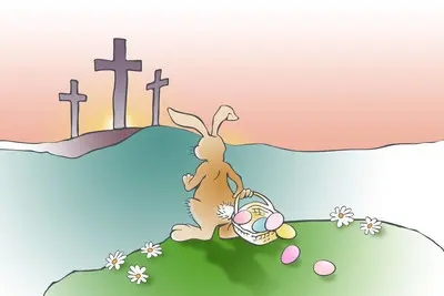 耶稣复活节的图片话语