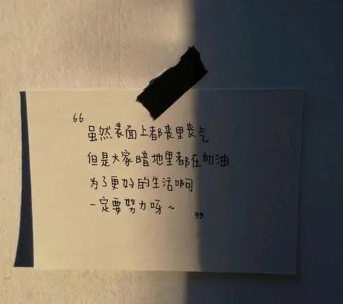 初中生励志句子文案摘抄