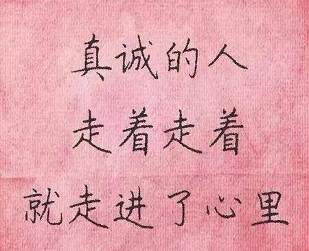 关于真情的句子文案励志